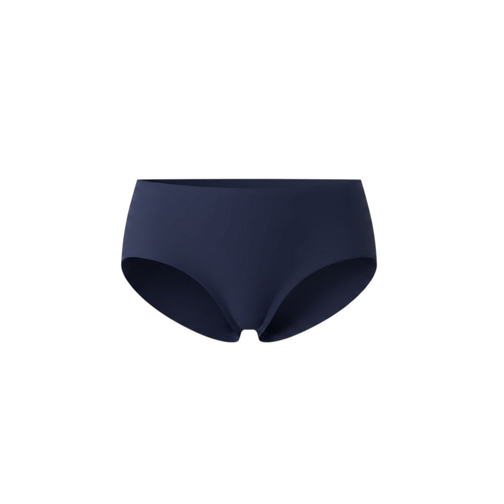 PINK Hipster Panties Womens L Navy Blue Cutout Waistband Seamless